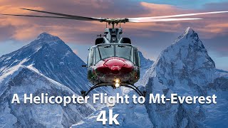 A Helicopter Flight to Mount Everest Base Camp quotEBCquot World’s Most Dangerous Airport  Lukla [upl. by Nemzzaj677]