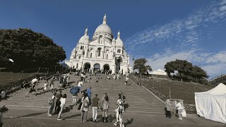 Sacré Coeur Basilica Montmartre Paris  Basilique du SacréCoeur de Montmartre  4K [upl. by Ahsitul610]