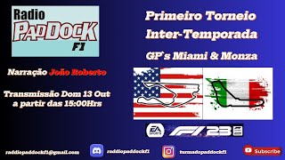 RADIO PADDOCK F1  INTERTEMPORADA  GP DE MIAMI E MONZA I NARRAÇÃO JOÃO ROBERTO [upl. by Neih]