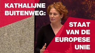 De Staat van de Europese Unie  Kathalijne Buitenweg  GroenLinks [upl. by Tayib]