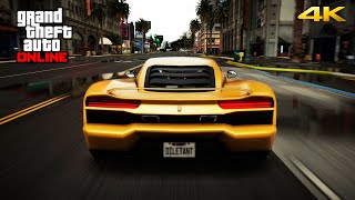 GTA ONLINE PEGASSI VACCA  CUSTOMIZATION amp TEST  4K60FPS [upl. by Ahsaela]