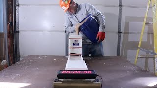 SidebySide Epoxy Grout Flow Box Comparison Test [upl. by Ardnassac370]