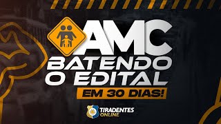 BATENDO O EDITAL EM EXERCÍCIOS AMC [upl. by Odanref]