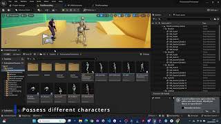 Character Selector  Animations and Blueprints Unreal Engine 5 [upl. by Hach]