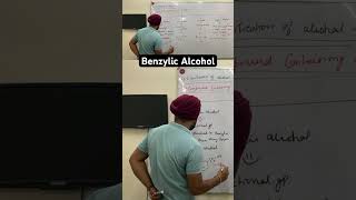 Benzylic alcohol chemistry neet biology science education brainchemistry chemistrybook [upl. by Anahcra]