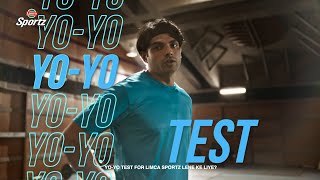 Neeraj Chopra takes Yo–Yo Test for Limca Sportz  ICC Men’s Cricket World Cup 2023 [upl. by Armmat938]