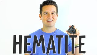 Hematite The Ultimate Grounding Stone 💪 Healing Benefits  Affirmation [upl. by Anuala]