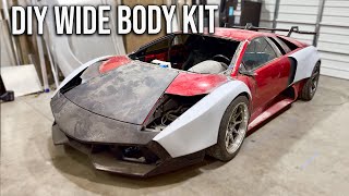 We Built A 1 of 1 Custom Wide Body Kit For My Lamborghini Murcielago [upl. by Noma]