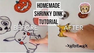 Homemade Shrinky Dink Tutorial  How to Make Super Cute Charms [upl. by Berkie]