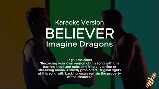 Imagine Dragons  Believer Karaoke Version [upl. by Woolley]