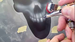 The Airbrush Academy Guide to Airbrushing Skulls n Fire [upl. by Sitruc260]