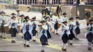 Towpath Volunteers fife and drum in the Rochester st Patrick’s day parade 2022￼ [upl. by Belden467]