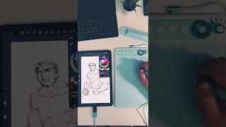 Sketching using Parblo Intangbo X7 [upl. by Dorfman46]