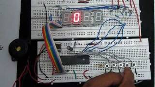 8051 Microcontroller AT89C51 based Countdown Timer Project [upl. by Lanahtan]