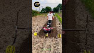 amazing mini farm tiller machine shorts powertiller farming [upl. by Punke]