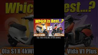 Ola S1X 4kWh Vs Hero Vida V1 Plus  Which is the Best Electric Scooter to buy  olas1x vidav1plus [upl. by Maibach]