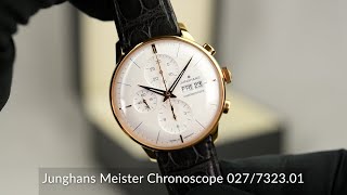 Junghans Meister Chronoscope 027732301 [upl. by Mallis]