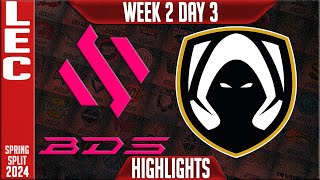 BDS vs TH Highlights  LEC Spring 2024 W2D3  Team BDS vs Team Heretics [upl. by Rama]