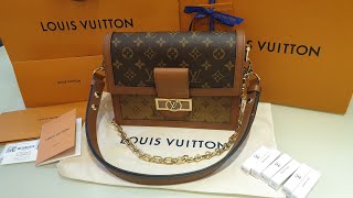 LOUIS VUITTON DAUPHINE Monogram  Unboxing [upl. by Binnings]