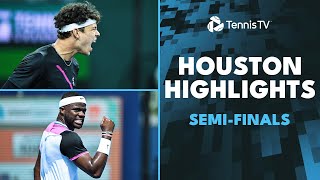 Shelton Plays Etcheverry Tiafoe Faces Darderi  Houston 2024 SemiFinals Highlights [upl. by Akkahs]