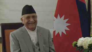 Prime Minister Modi holds bilateral talks with Nepals PM KP Sharma Oli in New York [upl. by Ymmas127]