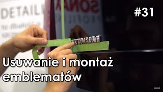 Usuwanie i montaż emblematów 31 [upl. by Jarrow]