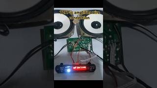 Audio amplifier connectionbestytshortshowyoutubeytshortsytytstudioytviralyoutubeshorts [upl. by Clower]