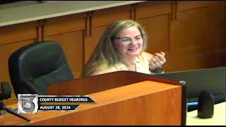 Part 8  County Council Budget Hearings  August 28 2024 [upl. by Eicnarf]