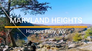 Awesome View HARPERS FERRY NATIONAL PARK Small Dog Hiking Huge Trail [upl. by Atirrehs]