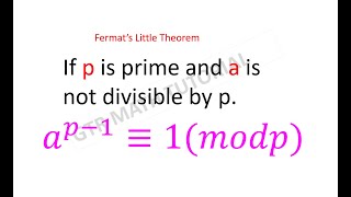 Fermats Little Theorem  Number Theory [upl. by Vilberg]