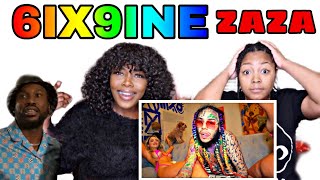 6IX9INE  ZAZA Official Music Video REACTION VIDEO [upl. by Esor858]