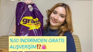 P İNDİRİMDEN GRATİS ALIŞVERİŞİM⁉️🛍️🩷 [upl. by Selestina]