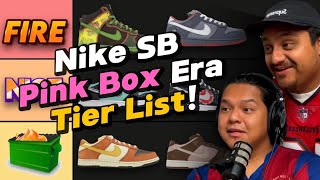 Ultimate Nike SB Pink Box Era Tier List [upl. by Yessac318]