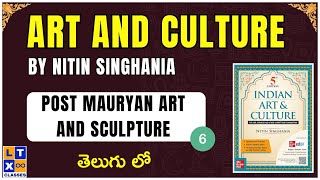 Indian Art and Culture by Nitin Singhania  Class 6  Post Mauryan Art and Sculpture  UPSC  LTX [upl. by Eynobe343]