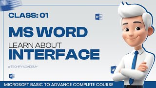 Interface of MS Word  Class 01  MS Word Complete Course  Urdu  Hindi [upl. by Kahler]