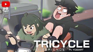 TRICYCLE EXPERIENCE FT Yogiart  Pinoy Animation [upl. by Aitat737]