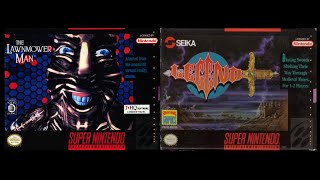 Lawnmower Man and Legend for SNES [upl. by Ailedroc]