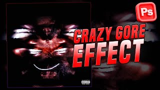 CRAZY GORE EFFECT TUTORIAL PHOTOSHOP [upl. by Nylsaj]