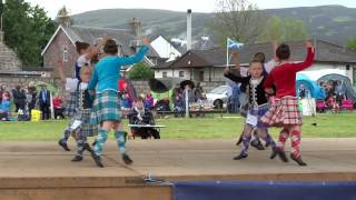 Traditional Dancing Highland Games Blackford Perthshire Scotland [upl. by Wesa]