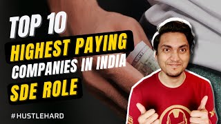 Highest paying companies in India  Part  1  SDE role  Office tour  Pay  Top 10 series [upl. by Evita984]