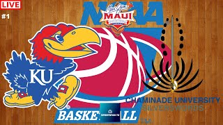 Kansas vs Chaminade Maui Jim Maui Invitational College Basketball Live Game Cast amp Chat [upl. by Kristofor]