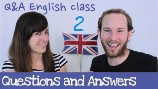 QampA English class 2  Aprende inglés cotidiano [upl. by Harneen958]