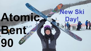 Atomic Bent Chetler 90  New ski day in Mont Tremblants Powder [upl. by Amos]