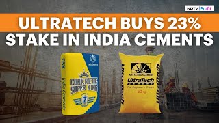 India Cements Shares Might Not React Rakesh Arora On UltraTech Cements Deal [upl. by Augustina]