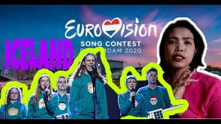 ICELAND EUROVISION 2020 REACTION THINK ABOUT THINGS [upl. by Jared755]