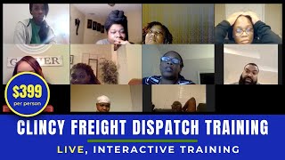 Training Discussion  Clincy Freight Dispatch Training [upl. by Yreffej]