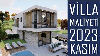 Müstakil Ev Maliyeti 2023  Villa İnşaat Maliyeti  Müstakil Ev Yapımı  Kaba İnşaat Maliyeti [upl. by Ahsiea824]