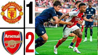 Arsenal vs Manchester United 21 Highlights amp Goals 2024  man utd 12 arsenal Highlights [upl. by Mullac]