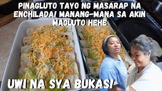 BUHAY AMERIKA PINAGLUTO TAYO MUNA BAGO UMALIS BUKAS CHIX ENCHILADA VERDE ALA TISAY [upl. by Ariik]