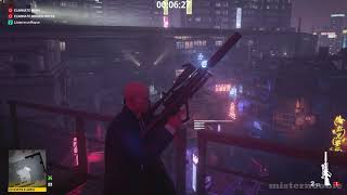 Hitman 3  Royce fights Hush All Seeing Eyes SUIT ONLY Chongqing China guide [upl. by Enelyad291]